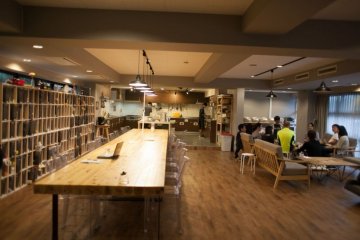 The spacious kitchen &amp; dining area at Higako Sports
