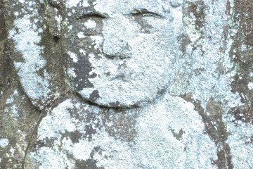 <p>Buddhist image near&nbsp;Hokokuji Temple, Kamakura</p>