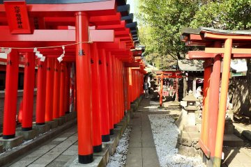 A lantern festival is held at the shrine every August.