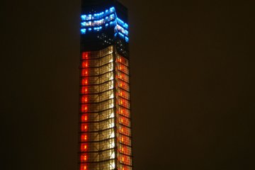 Tower at night