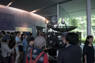 <p>The hall was suddenly flooded, when visitors filed out of the auditorium having just enjoyed a screening of the movie - Welcome home, Hayabusa.</p>