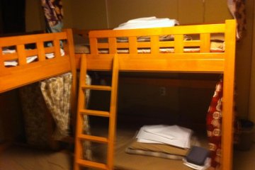 Bunk in tatami bunk room