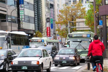 Hana Hostel is in a side street just 10 minutes walk north of Kyoto Station