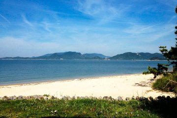 The peaceful and almost forlorn beauty of this deserted beach is the setting for a surprising museum.