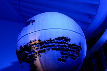 <p>A dramatic look of Death Star with the shilouette of Darth Vader</p>