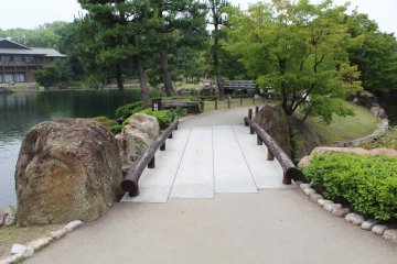 <p>The park makes for a pleasant walk with graceful paths</p>