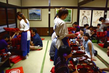 <p>The wanko soba challenge is very popular amongst visitors and restaurants are usually busy.</p>