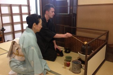 <p>Carrying out the elegantly choreographed ritual&nbsp;</p>