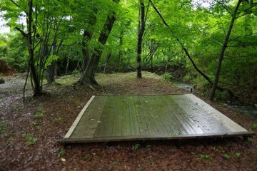 <p>Base for a tent</p>