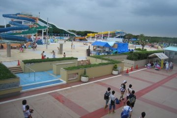 Top View taken from the second floor restaurant.