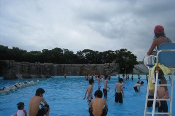 The Waterfall and Wave Pool. Children had to be accompanied by adult here for the wave would go as high as 1 meter when you are in front of it.