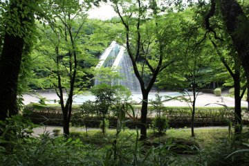 <p>It is nice to see it through trees and hear the water gushing</p>