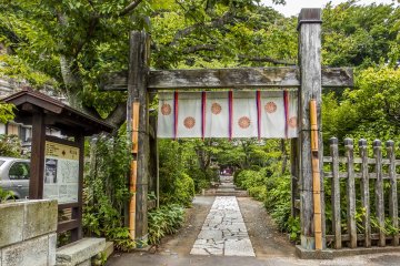 <p>About five minutes&rsquo; walk from the main road you will see the front entrance</p>