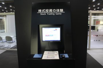 A stock trading simulation game