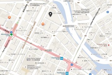 The Tokyo Stock Exchange is easy to find, near Kayabacho Station