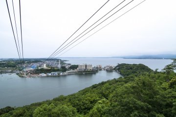 <p>Beyond lake Hamana, and bound for Okusayama on the other shore of the lake.</p>