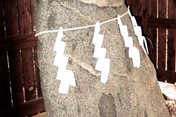 Ubuishi Stone in Shrine