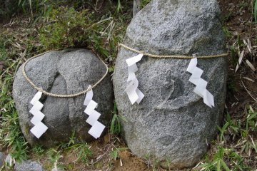 Ubuishi Stone in Shrine