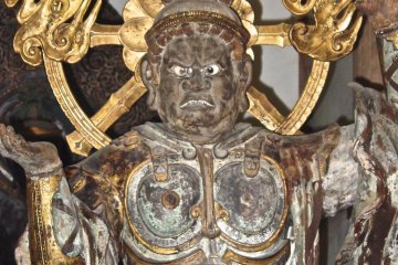 Bodhisattva with glass eyes