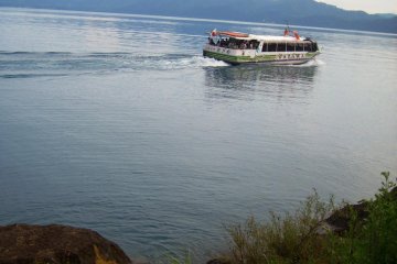 Or if you're too lazy to pedal yourself, how about a nice ferry boat?