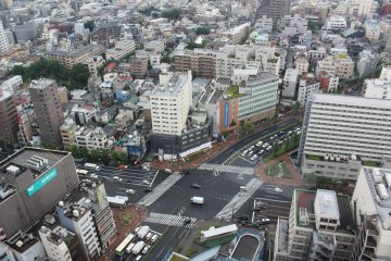 <p>Looking down on the streets from up high</p>