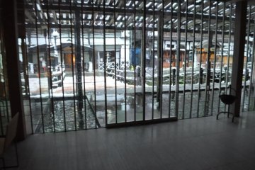 The front entrance from the inside