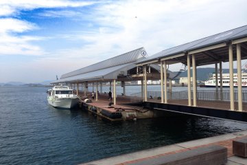 The Art-liner ferry departs from jetty no 4.