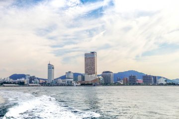 Leaving the big city of Takamatsu behind