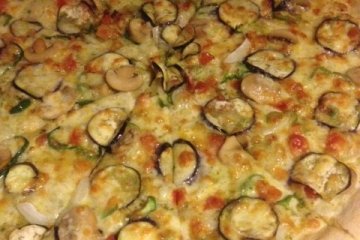<p>A whole veggie pie</p>