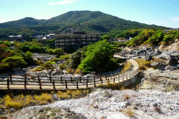 <p>Unzen Jigoku is part of Japan's first national park.</p>