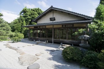 <p>The Meimei-An Tea House is a view into the history of Matsue's rich tea and wagashi culture. Enjoy a tea ceremony experience here and relax in the zen stone garden.</p>