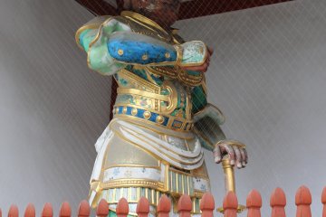 <p>One of the two guard deities of Yakushiji</p>