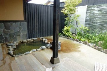 Some places, usually ryokans or hotels, offer private baths (kashikiri-buro)