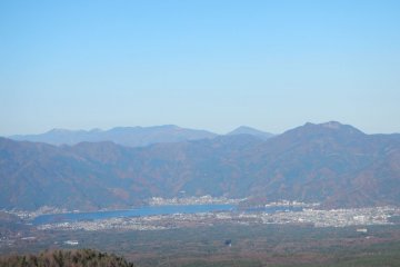 <p>Lake Yamanaka from the 2nd station</p>