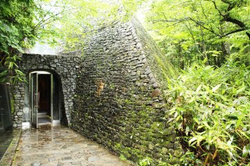 <p>The back entrance to the church</p>