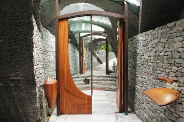 <p>The church entrance</p>
