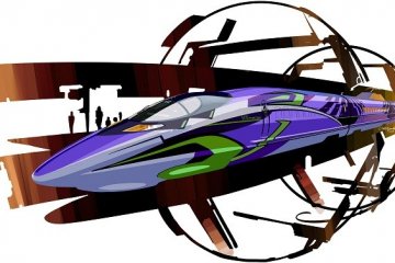 Le shinkansen Evangelion de JR-West