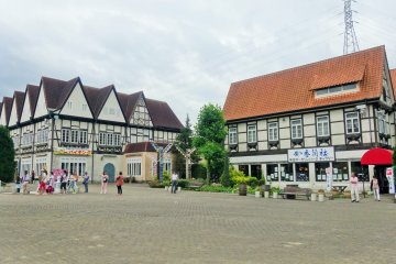 <p>The entire park is designed to feel like a German village (a la Walt Disney, perhaps)</p>