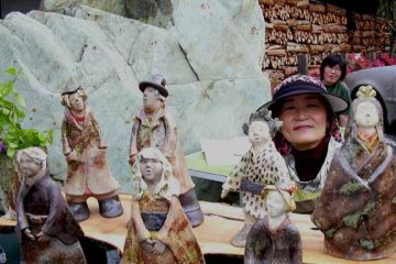 Not only pottery. Here are some sculptures