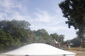 <p>The bouncy 'thing' in the park.&nbsp;</p>