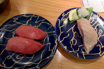 <p>Toro, raw and braised</p>