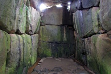 <p>The Ishibutai's burial chamber</p>