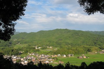 <p>Looking east over Asuka Village from Amekashigaoka &nbsp;</p>
