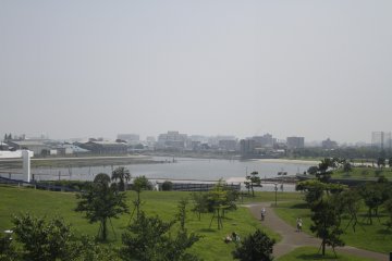 <p>The view from the top of Omori Nori museum.&nbsp;</p>