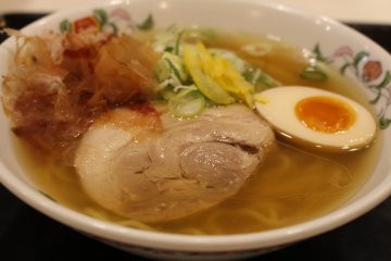 <p>The Nippon Ramen with fresh Japan-grown ingredients including yuzu</p>
