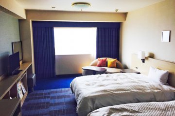 <p>Very spacious rooms with ample amenities to ensure a comfortable stay.</p>