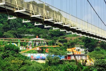 <p>Take this massive bridge that will give you spectacular views of the surrounding area as well as Beppu City.</p>