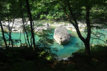 En dépit de la couleur anormale, l'eau est maintenant traitée et peut supporter certaines formes de vie