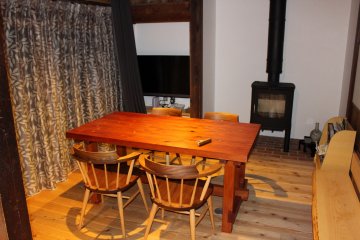 <p>The dining area</p>