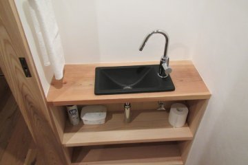 <p>The toilet area washroom</p>